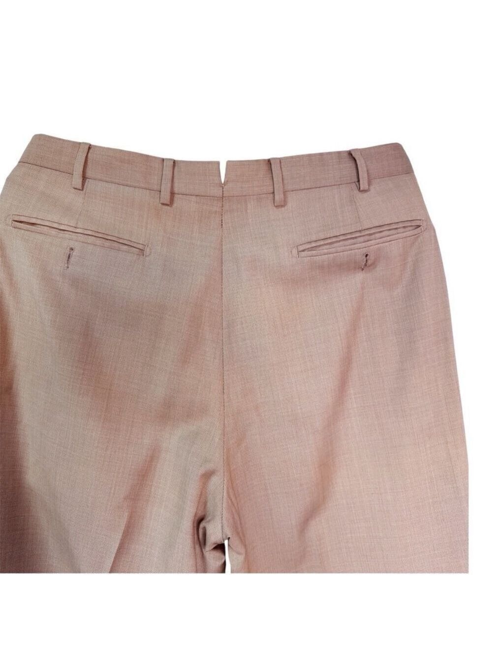 Zanella Platinum Trousers Tan Wool Size 34 - Picture 9 of 11